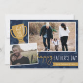 最高のパパ賞あいさつカード カード (正面)