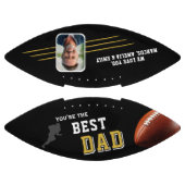 最高のパパ選手シルエット父キープサケ写真 アメリカンフットボール (パネル)