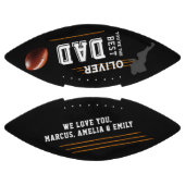 最高のパパ選手シルエット父キープサケ アメリカンフットボール (パネル)