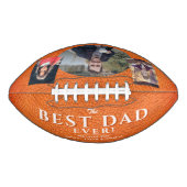 最高のパパ革プリント父の日3写真 アメリカンフットボール (正面)