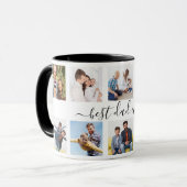 最高のパパ10パーソナライズされた枚父親の日 マグカップ (正面左)