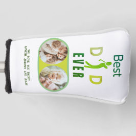 最高のパパ2フォトコラージュモダンファーザーズ ゴルフヘッドカバー