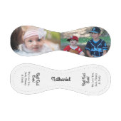 最高のパパ2回フォトコラージュ父の日 野球ボール (パネル)