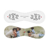 最高のパパ2枚フォトコラージュ父の日の野球 野球ボール (パネル)