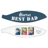 最高のパパ3写真コラージュ父の日 バスケットボール (パネル)