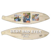 最高のパパ3写真コラージュ父 バスケットボール (パネル)