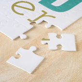 最高のパパ3写真父の日 ジグソーパズル (側面)