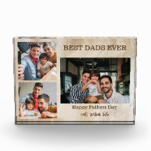 最高のパパ3枚写真父の日ギフト