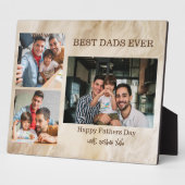 最高のパパ3枚写真父の日ギフト フォトプラーク (側面)