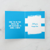 最高のパパ4枚の写真 カード (内部)