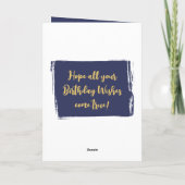 最高のパパ4枚の金ゴールド カード (裏面)