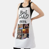 最高のパパ6写真コラージュ家族の写真 エプロン (インサイチュ)