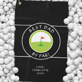 最高のパパ | おもしろい父の日カスタム ゴルフタオル