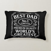 最高のパパ アクセントクッション (裏面)