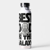 最高のパパ ウォーターボトル (左面)