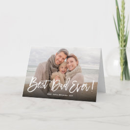 最高のパパ・エバー・ファザー・デイ・フォト・グリーティング・カード カード