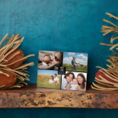 最高のパパ・エバー・ブラックファーザーズ・デイ4フォトコラージュ フォトプラーク (側面)