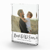 最高のパパ・エバ・ファザーズ・デイ・・フシンプルォト・ブロック フォトブロック (右)