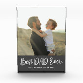 最高のパパ・エバ・ファザーズ・デイ・・フシンプルォト・ブロック フォトブロック (正面)