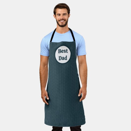 最高のパパ エプロン (着用した状態)