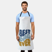 最高のパパ エプロン (着用した状態)