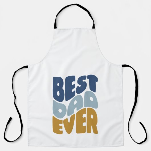 最高のパパ エプロン (正面)