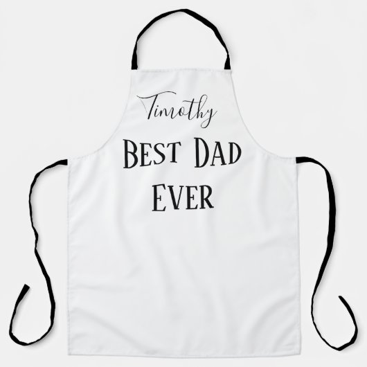最高のパパ エプロン (正面)