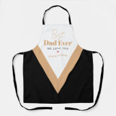 最高のパパ エプロン (正面)