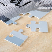 最高のパパ!カスタム写真父の日 ジグソーパズル (側面)