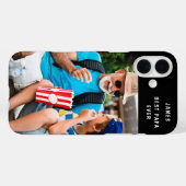 最高のパパ カスタム写真 名前 Case-Mate iPhoneケース (裏面 (横))
