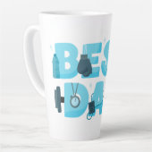 '最高のパパ カフェラテマグ (左アングル)