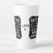 最高のパパ カフェラテマグ (正面)