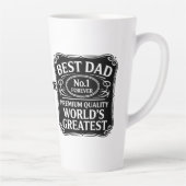 最高のパパ カフェラテマグ (右)