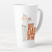 最高のパパ カフェラテマグ (右アングル)