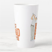 最高のパパ カフェラテマグ (正面)