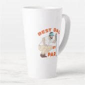 最高のパパ カフェラテマグ (右アングル)