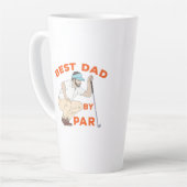 最高のパパ カフェラテマグ (左アングル)