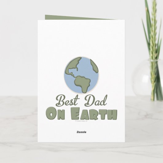 最高のパパ カード (裏面)