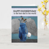 最高のパパ カード (黄色い花)