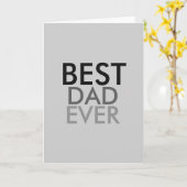 最高のパパ カード (黄色い花)