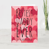 最高のパパ カード (正面)