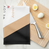 最高のパパ キッチンタオル (四つ折り)