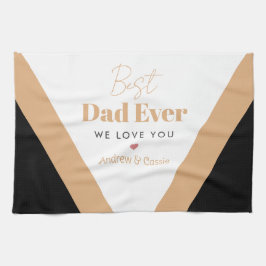 最高のパパ キッチンタオル