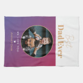 最高のパパ キッチンタオル (横)