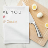 最高のパパ キッチンタオル (四つ折り)