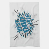 最高のパパ キッチンタオル (縦)