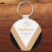 最高のパパ キーホルダー (正面)