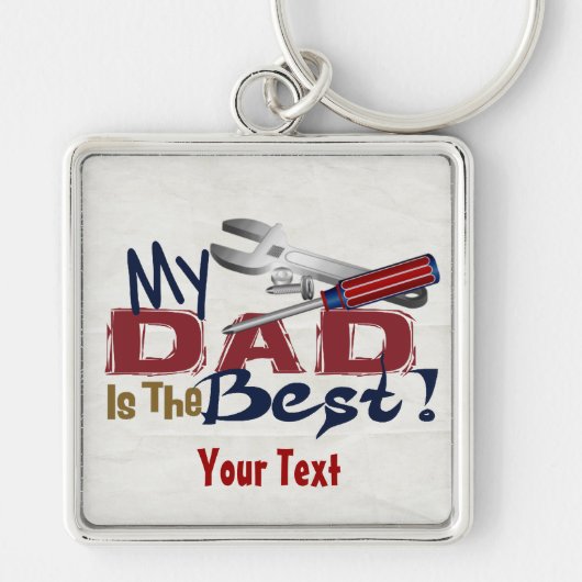 最高のパパ キーホルダー (正面)