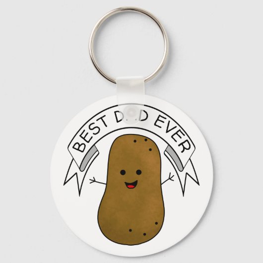 最高のパパ キーホルダー (正面)