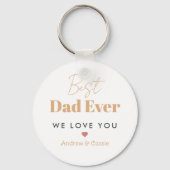 最高のパパ キーホルダー (正面)